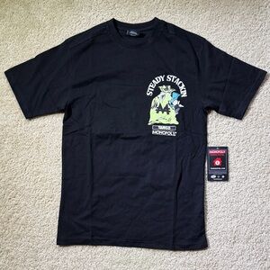 Tango Hotel Monopoly |Steady Stackin' Black T-Shirt | Small